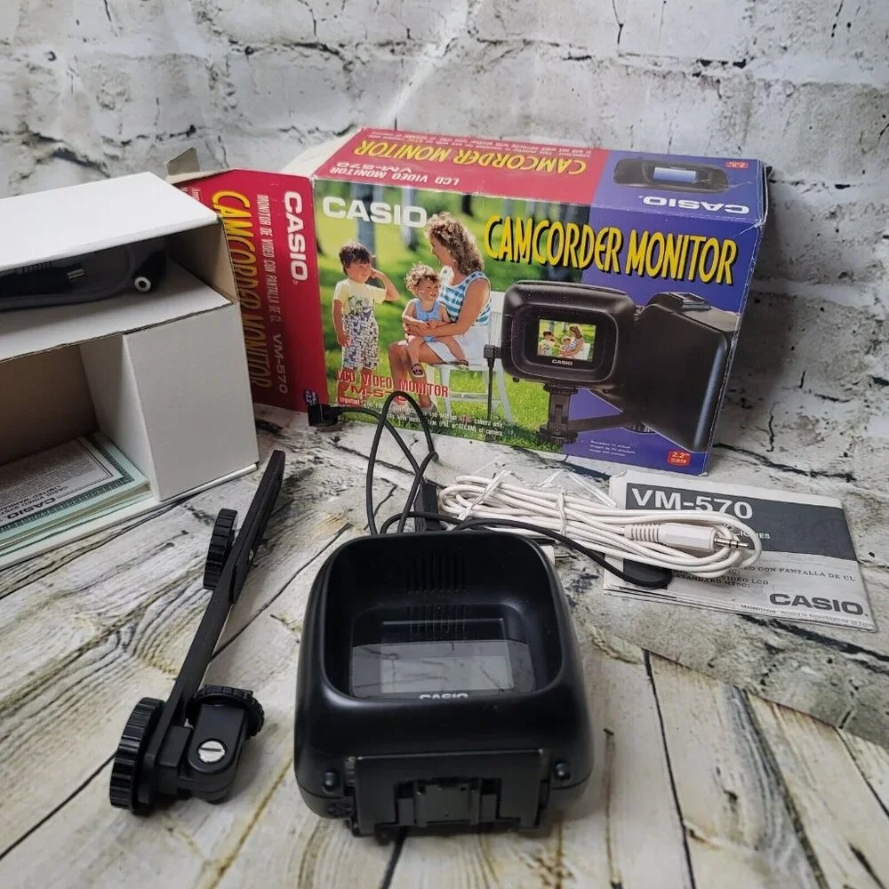 Casio VM-570 Camcorder LCD Video Monitor NTSC Untested